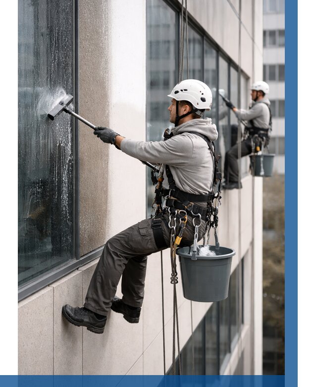 Мойка фасадов зданий в Нерюнгри под ключ от 380 р. | ВЫСОТНИК-Нрю