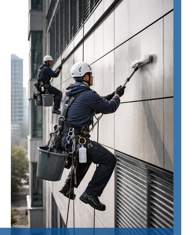 Мойка вентилируемого фасада в Нерюнгри от 272 р. | ВЫСОТНИК-Нрю