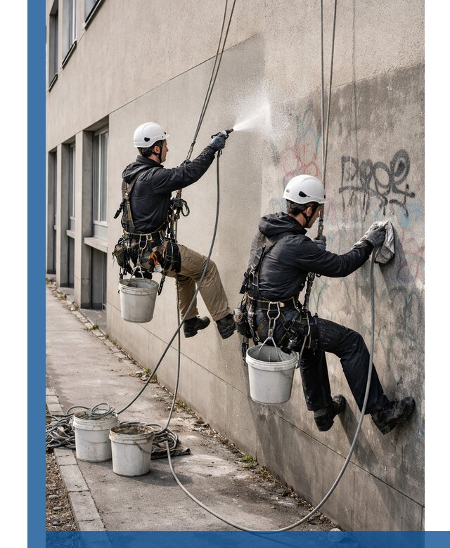 Антиграффити покрытие фасада с защитой от надписей в Нерюнгри