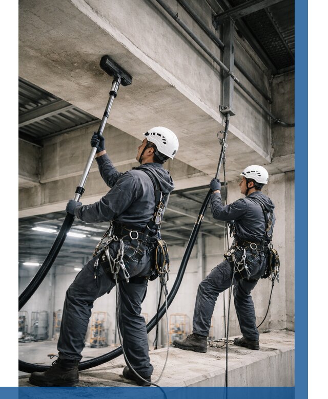 Обеспыливание потолочных конструкций в Нерюнгри от 272 р. |ВЫСОТНИК-Нрю