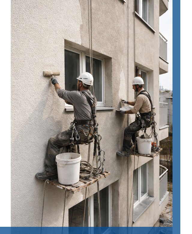 Нанесение короеда на фасад в Нерюнгри от 489 р. | ВЫСОТНИК-Нрю