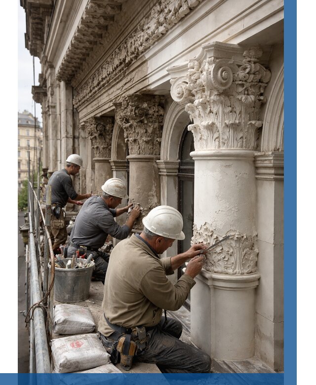 Реставрация фасадной лепнины в Нерюнгри от 2715 р. | ВЫСОТНИК-Нрю