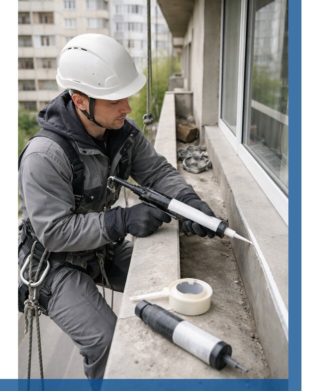 Герметизация швов лоджии в Нерюнгри от 4887 р. | ВЫСОТНИК-Нрю