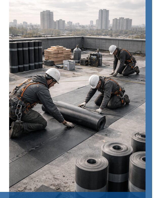 Монтаж мягкой кровли под ключ в Нерюнгри от 489 р. | ВЫСОТНИК-Нрю