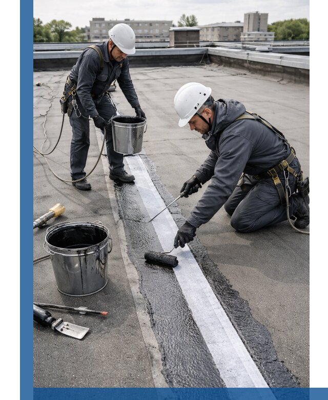 Гидроизоляция кровли мастикой в Нерюнгри надежная защита