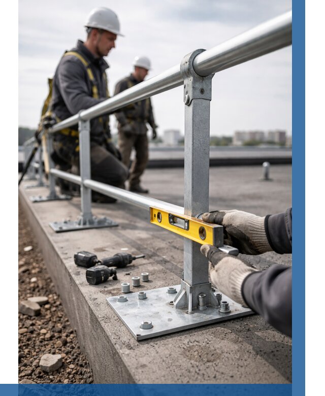 Монтаж кровельного ограждения в Нерюнгри от 1303 р. | ВЫСОТНИК-Нрю