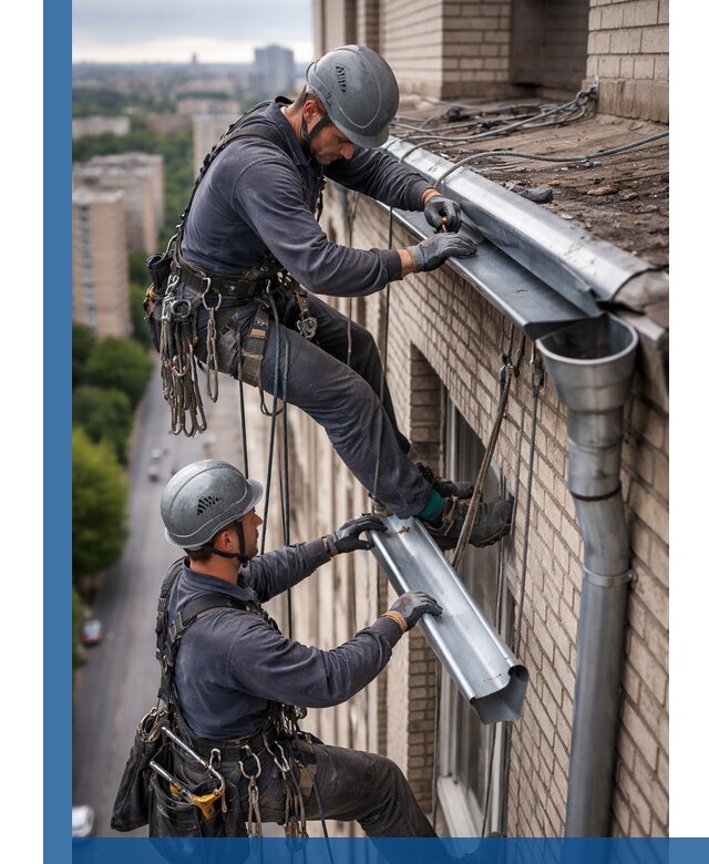 Ремонт водосточных желобов в Нерюнгри, быстро и качественно