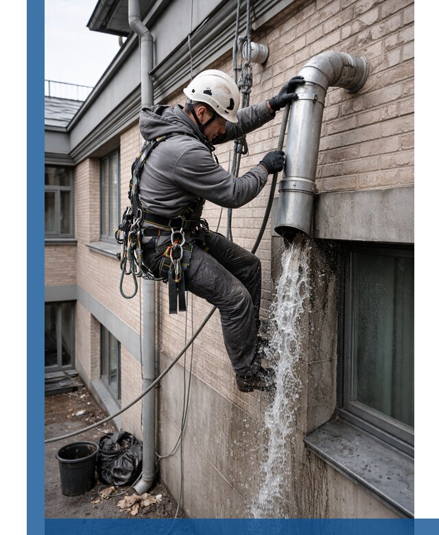 Профессиональная прочистка водосточных труб в Нерюнгри с гарантией