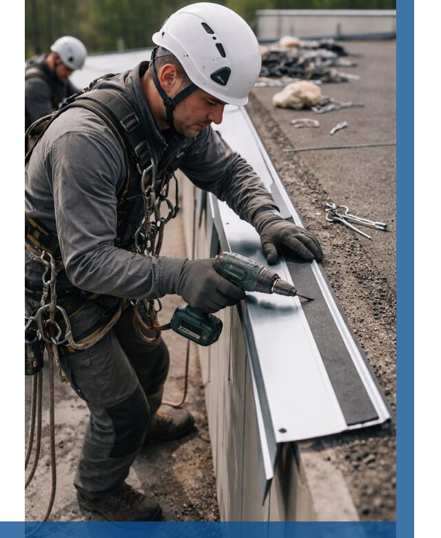 Монтаж капельника на кровле в Нерюнгри от 326 р. | ВЫСОТНИК-Нрю