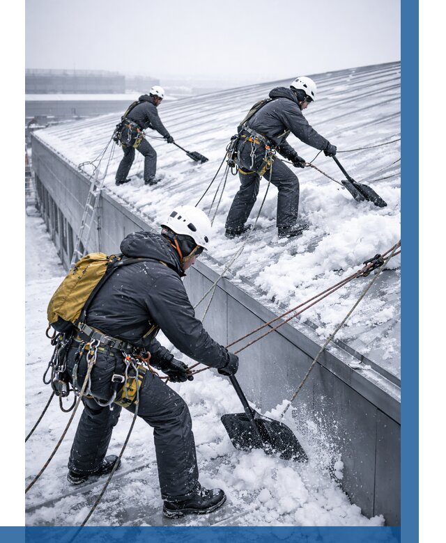 Очистка навесов от снега в Нерюнгри от 4887 р. | ВЫСОТНИК-Нрю