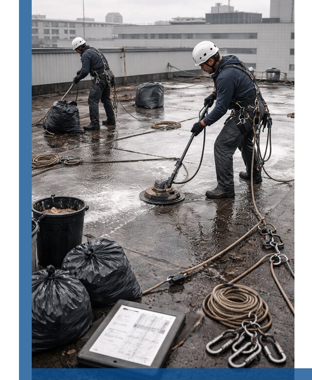 Плановая очистка кровли по графику в Нерюнгри для безопасности