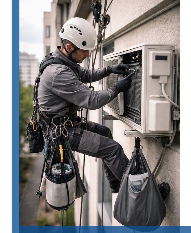 Обслуживание внешнего блока кондиционера в Нерюнгри профессионально