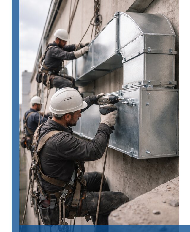 Профессиональный монтаж вентиляционных коробов в Нерюнгри под ключ