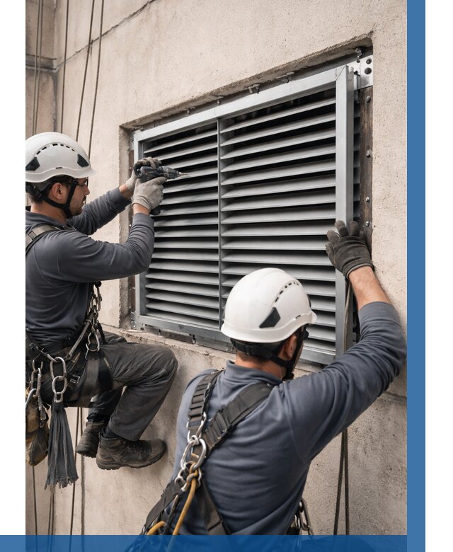 Монтаж вентиляционных решеток в Нерюнгри от 4887 р. | ВЫСОТНИК-Нрю