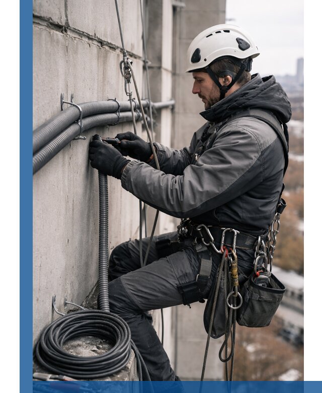 Профессиональный монтаж гофры для кабеля в Нерюнгри с гарантией