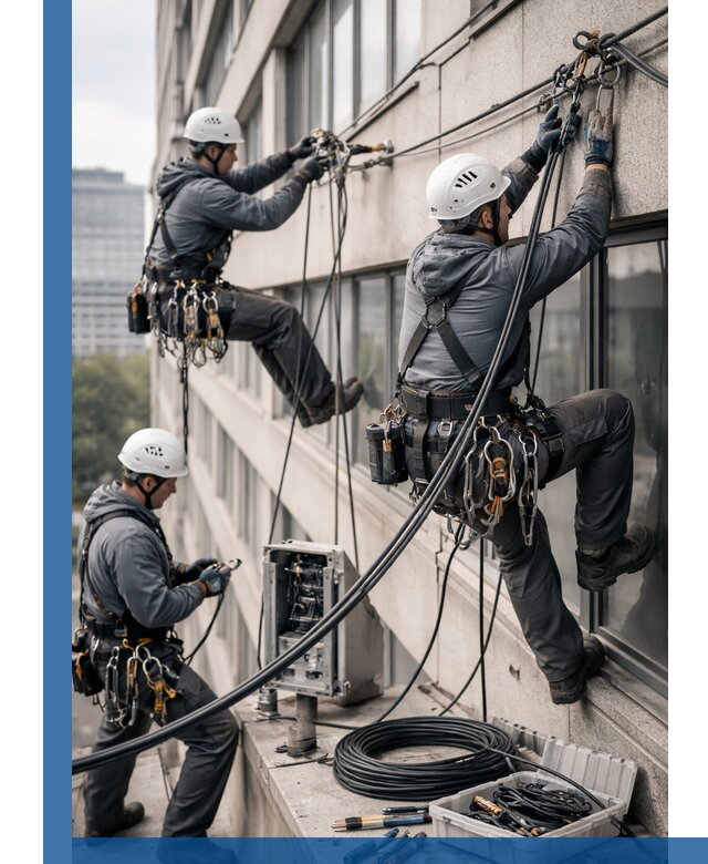 Прокладка оптоволоконного кабеля в Нерюнгри под ключ с тестированием