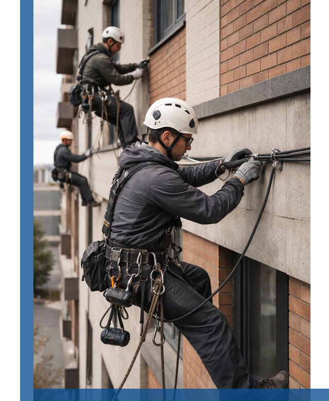 Крепление кабеля на фасаде монтаж и крепеж в Нерюнгри