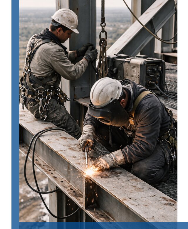 Высотные сварочные работы в Нерюнгри для промышленных объектов