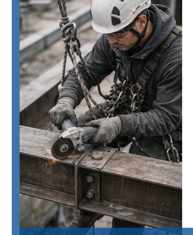 Резка металла на высоте в Нерюнгри для зданий и конструкций