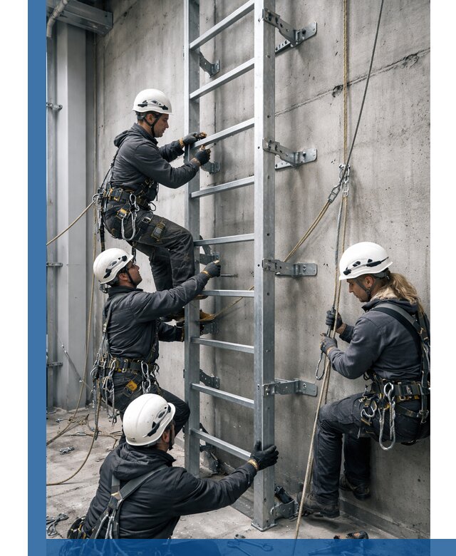 Монтаж металлических лестниц в Нерюнгри под ключ со гарантией