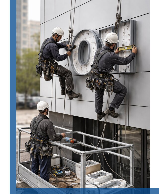 Профессиональный монтаж световых букв в Нерюнгри под ключ