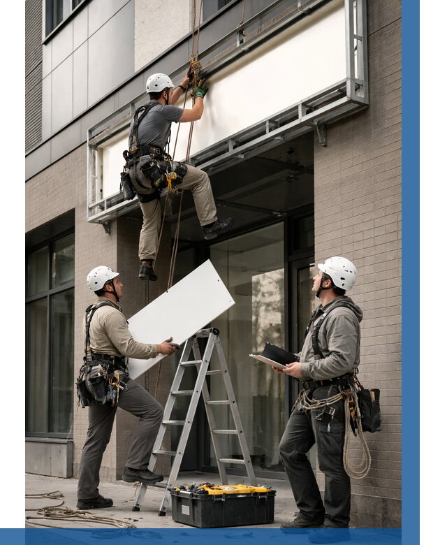 Монтаж светового короба в Нерюнгри от 7059 р. | ВЫСОТНИК-Нрю