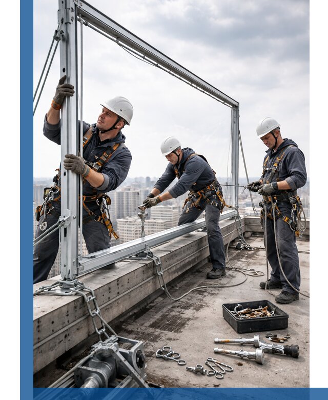 Монтаж крышных рекламных конструкций под ключ в Нерюнгри