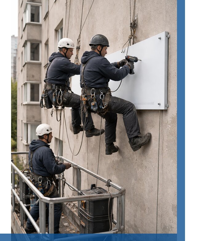 Монтаж табличек и указателей в Нерюнгри от 3801 р. | ВЫСОТНИК-Нрю