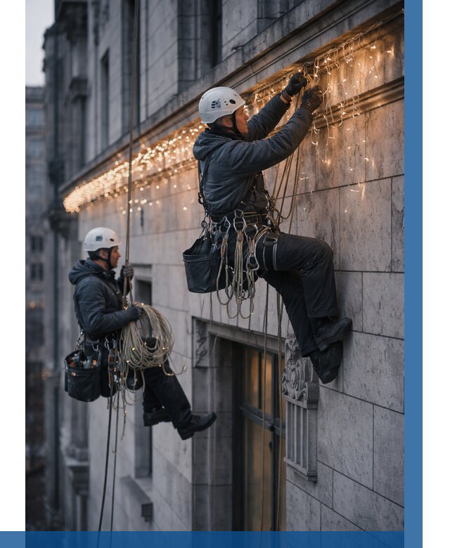 Монтаж новогодней иллюминации в Нерюнгри от 9231 р. | ВЫСОТНИК-Нрю