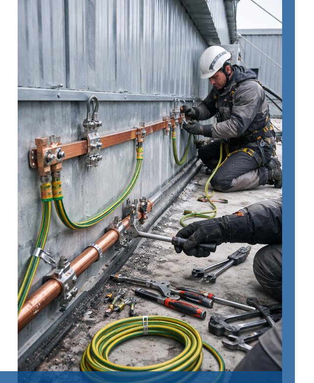 Монтаж заземления здания в Нерюнгри от 27150 р. | ВЫСОТНИК-Нрю