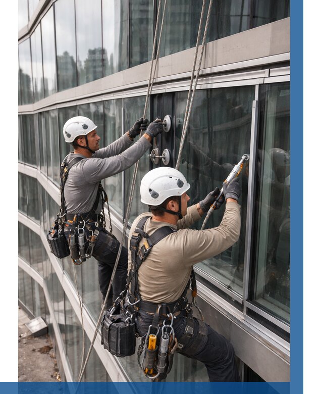 Радиусное остекление фасада в Нерюнгри от 13032 р. | ВЫСОТНИК-Нрю