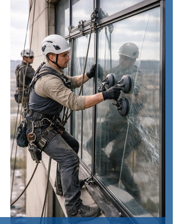 Замена стекла в витраже в Нерюнгри под ключ от 9231 р. | ВЫСОТНИК-Нрю