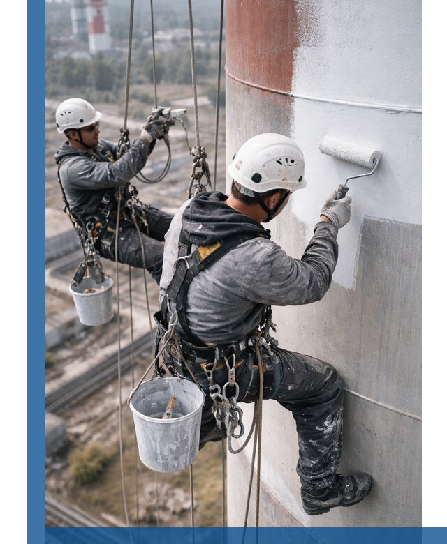 Покраска дымовых труб в Нерюнгри: антикоррозийная защита и восстановление
