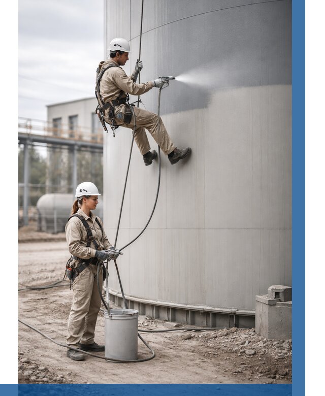 Покраска резервуаров в Нерюнгри от 1303 р. | ВЫСОТНИК-Нрю — заказать