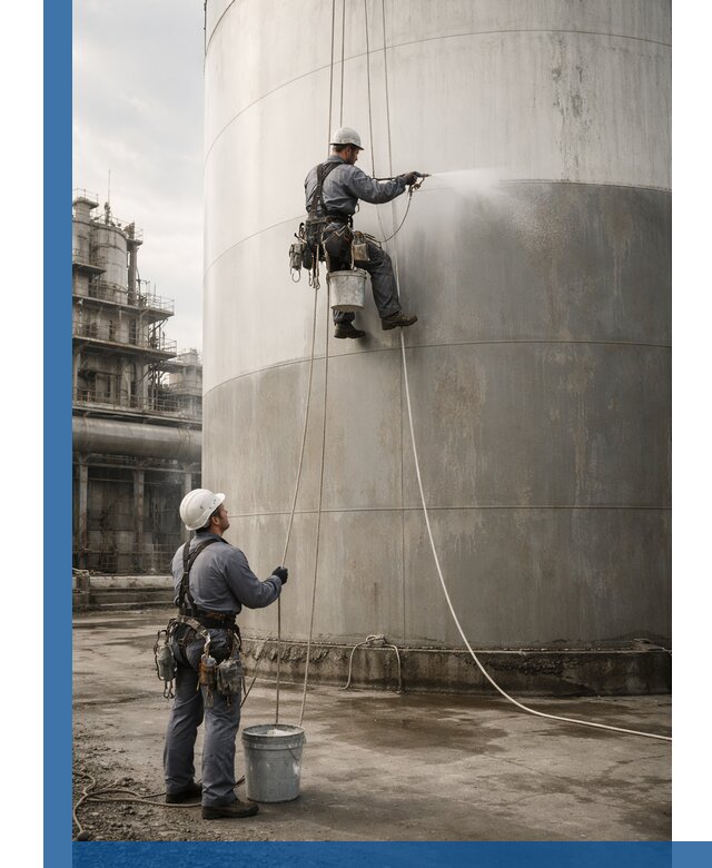 Покраска стальных резервуаров и емкостей в Нерюнгри профессионально