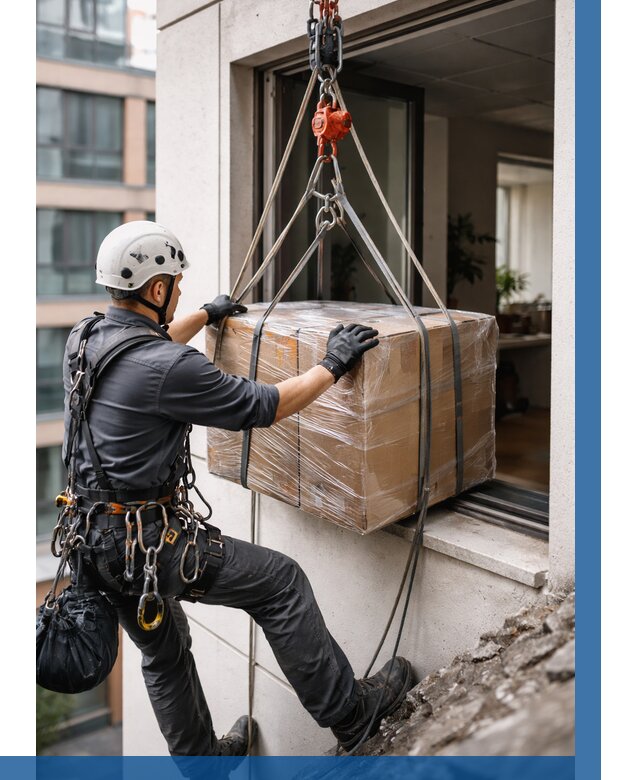 Подъем груза через окно в Нерюнгри от 4887 р. | ВЫСОТНИК-Нрю