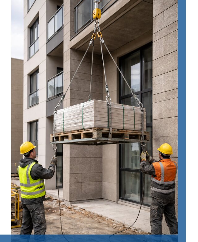 Подъем керамогранита на этаж в Нерюнгри от 3801 р. | ВЫСОТНИК-Нрю