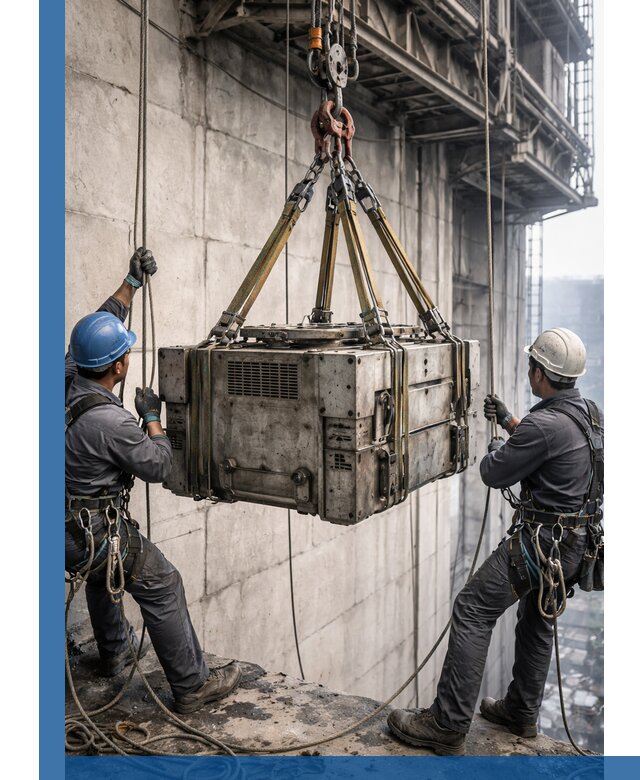 Такелажные работы на высоте, подъем и монтаж грузов в Нерюнгри