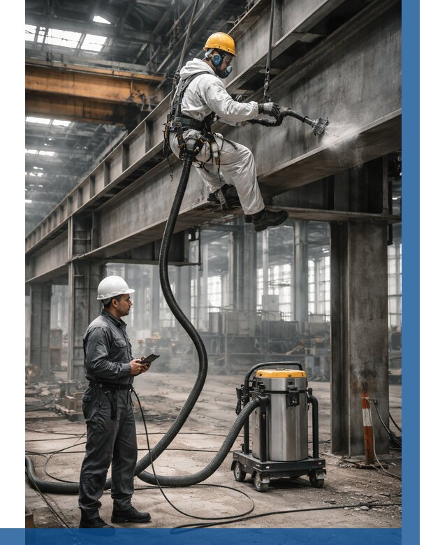 Обеспыливание конструкций в цехе в Нерюнгри от 4561 р. | ВЫСОТНИК-Нрю