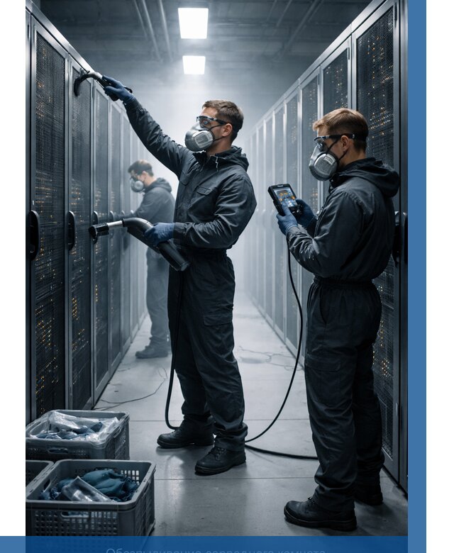 Обеспыливание серверной комнаты в Нерюнгри от 4887 р. | ВЫСОТНИК-Нрю