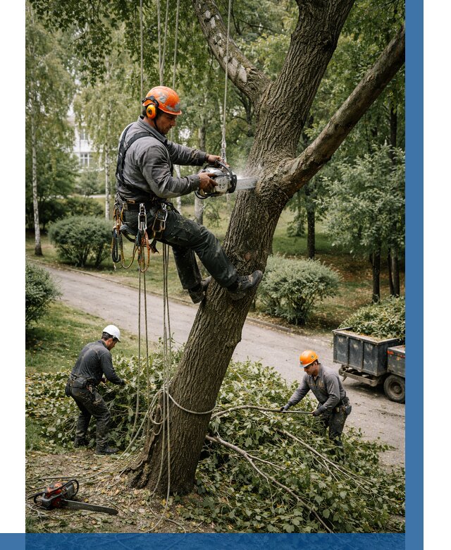 Кронирование деревьев в Нерюнгри от 7059 р. | ВЫСОТНИК-Нрю