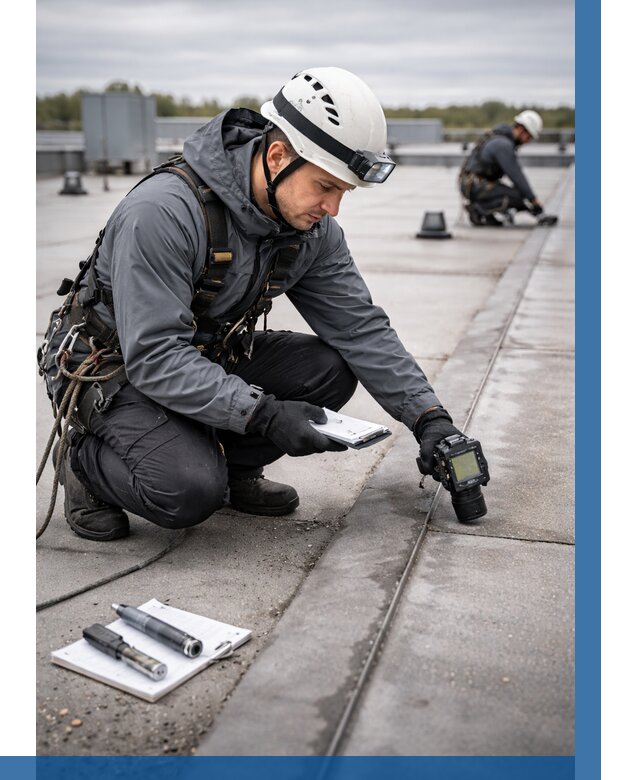 Обследование кровли на протечки в Нерюнгри от 4887 р. | ВЫСОТНИК-Нрю