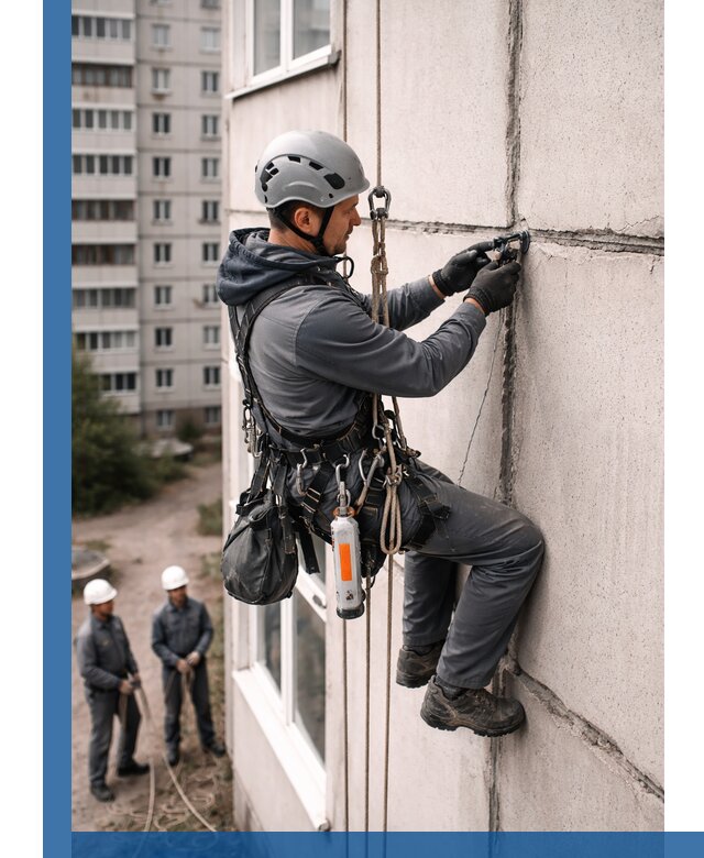 Обследование межпанельных швов и герметизация в Нерюнгри