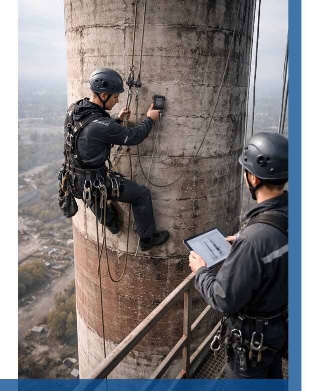 Обследование дымовой трубы в Нерюнгри от 8688 р. | ВЫСОТНИК-Нрю