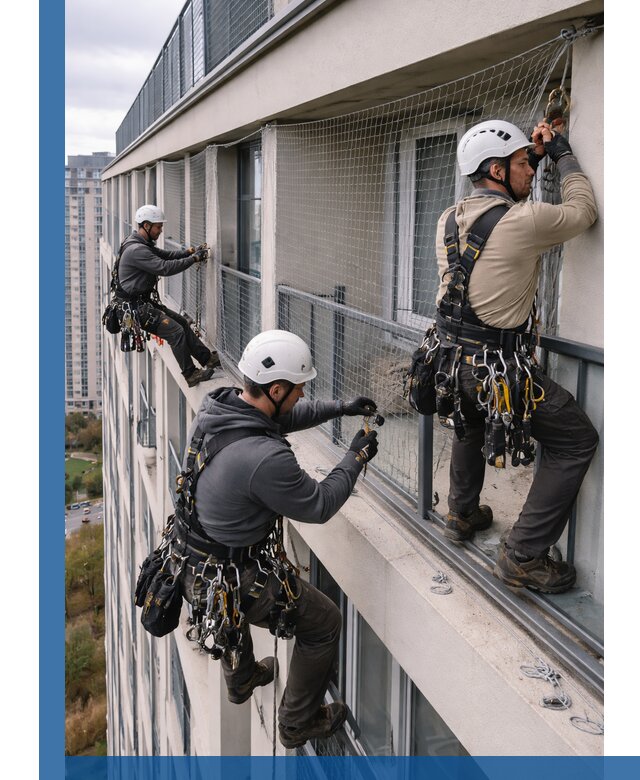 Профессиональный монтаж защитной сетки от птиц в Нерюнгри