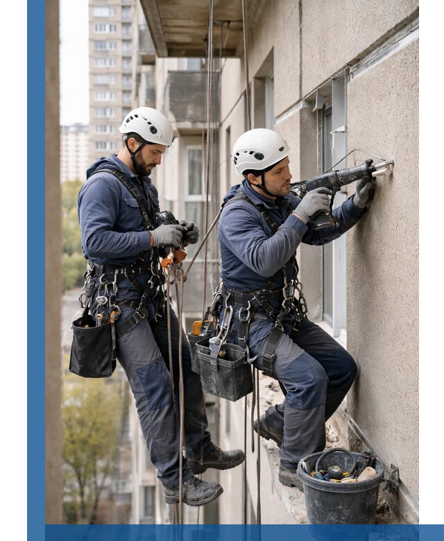 Промышленные альпинисты высотные работы и монтаж в Нерюнгри